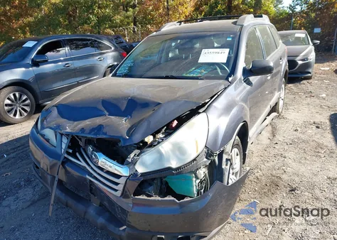 2010 Subaru Outback 2.5I z USA, uszkodzony, nr VIN 4S4BRBAC6A3349985